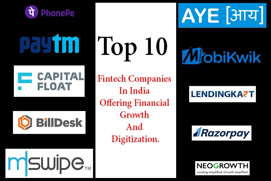 Top 10 Fintech Companies In India