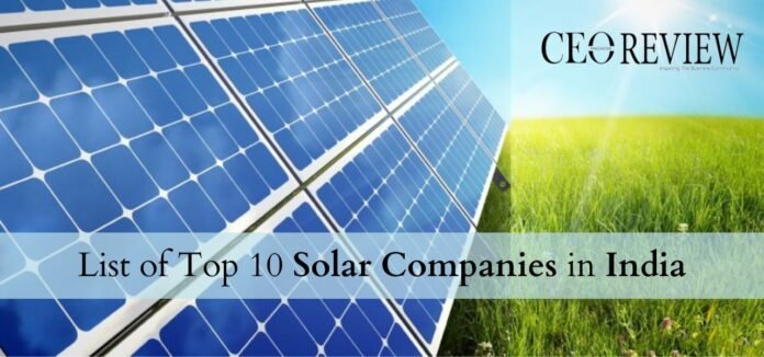 Top 10 Solar Companies in India