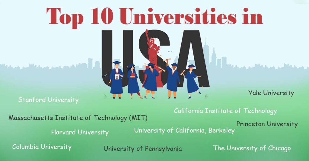 Top 10 Universities in USA