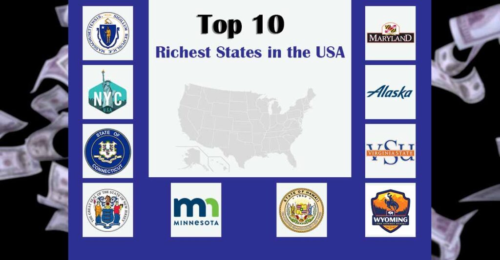 Richest States in USA