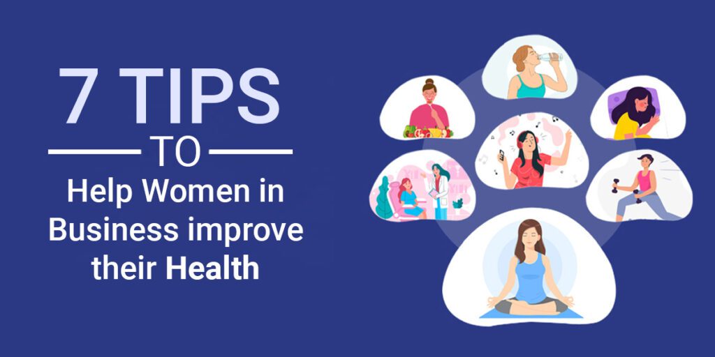 Women in business improve their health