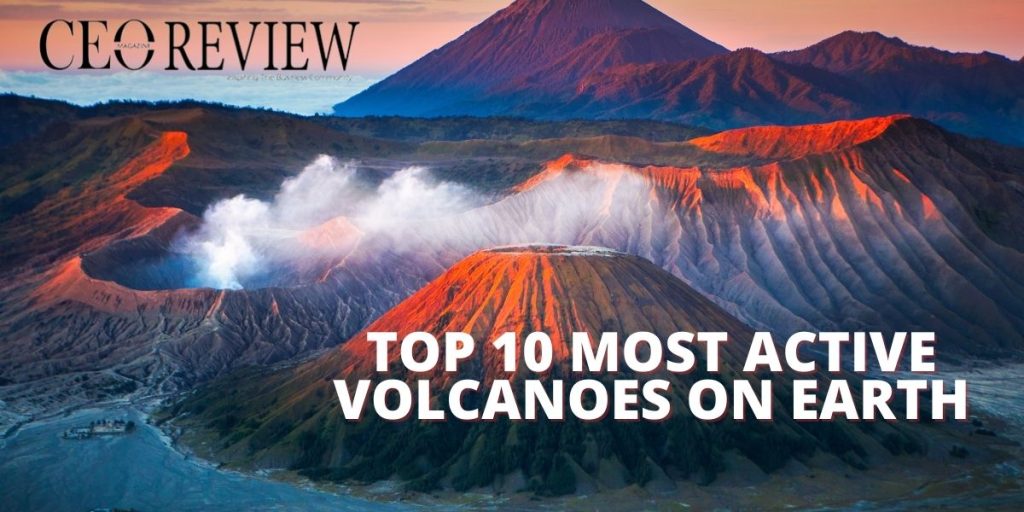 Top 10 Most Active Volcanoes on Earth