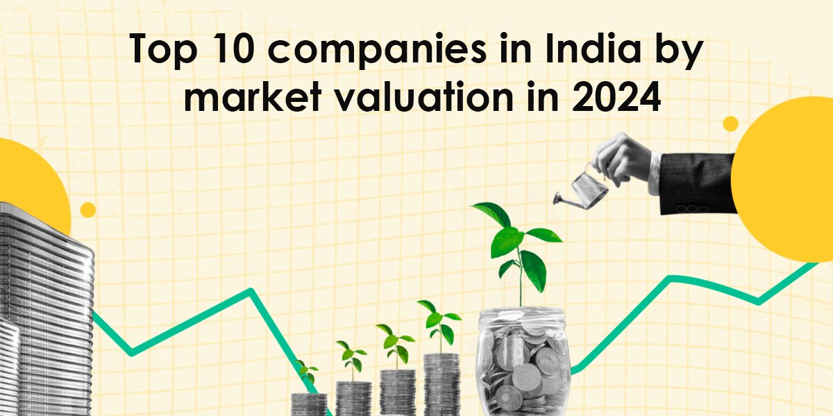 Top 10 Companies in India by Market Valuation in 2024