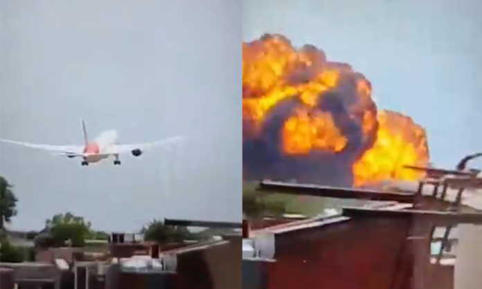 Boeing 787 Crashes Minutes After Take off in Ahmedabad with 242 On Board