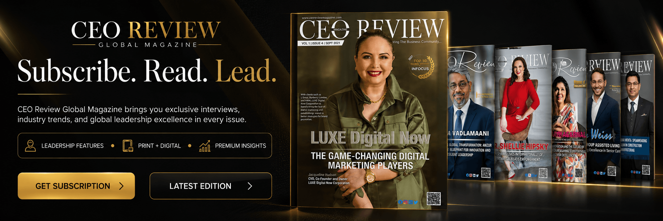Subscription page CEO Review Magazine 1