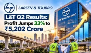 L&T Q2 Results: Profit Jumps 33% to ₹5,202 Crore, Order Book Hits Record